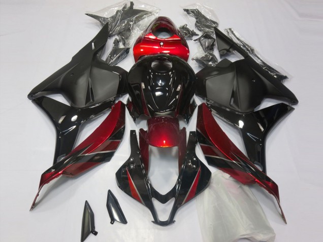 09-12 Rot Glänzend & Schwarz CBR600RR Motorrad Verkleidung