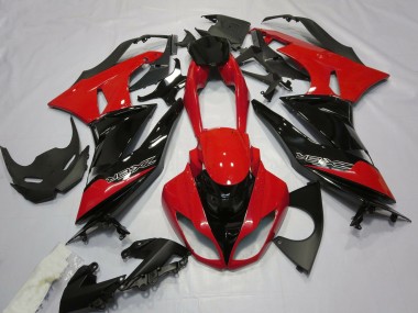09-12 Rot Glänzend & Schwarz ZX6R Motorrad Verkleidung