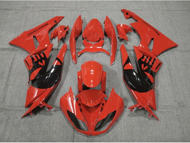 09-12 Rot Punisher ZX6R Motorrad Verkleidung 09-12 Rot Punisher ZX6R Motorrad Verkleidung