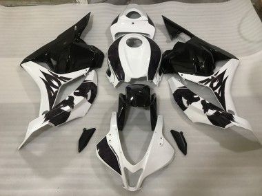 09-12 Schwarz/Weiß Benutzerdefiniert CBR600RR Motorrad Verkleidung