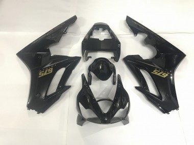 09-12 Schwarz Glänzend & Gold Daytona 675 Motorrad Verkleidung
