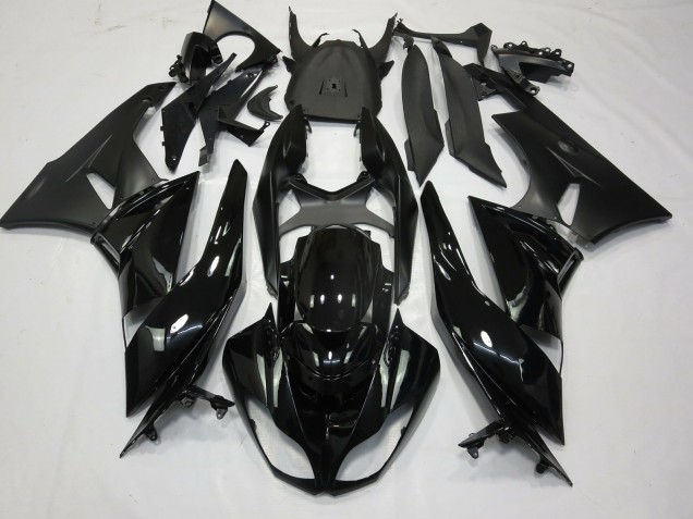 09-12 Schwarz-Matt Glänzend ZX6R Motorrad Verkleidung