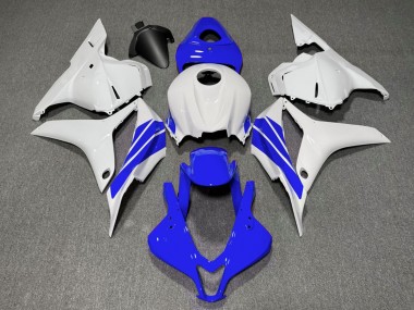 09-12 Tiefes Blauer & Weißer Seitenstreifen CBR600RR Motorrad Verkleidung