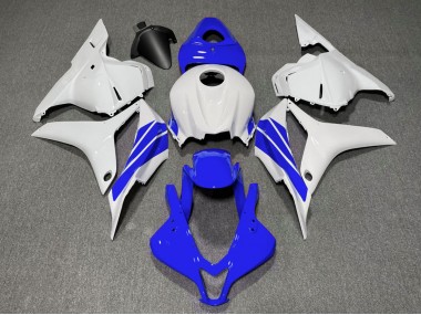 09-12 Tiefes Blauer & Weißer Seitenstreifen CBR600RR Motorrad Verkleidung