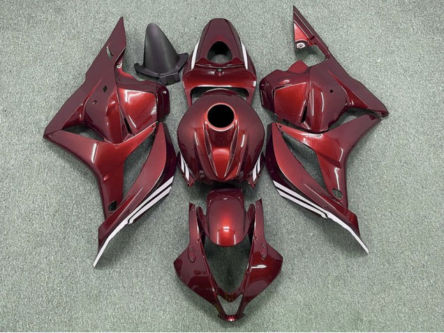 09-12 Weinrot CBR600RR Motorrad Verkleidung