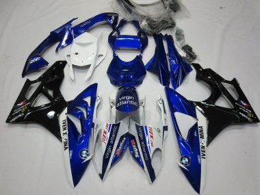 09-14 Alien Blau & Weiß S1000RR Motorrad Verkleidung