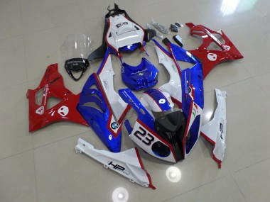 09-14 Alien Blau & Weiß S1000RR Motorrad Verkleidung