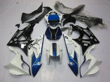 09-14 Alien Blau & Weiß S1000RR Motorrad Verkleidung