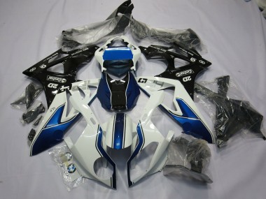 09-14 Alien Blau & Weiß S1000RR Motorrad Verkleidung