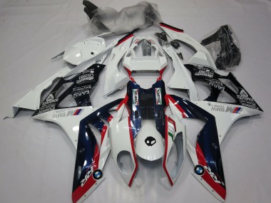 09-14 Alien Blau & Weiß S1000RR Motorrad Verkleidung