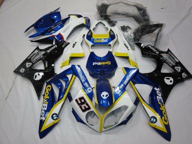 09-14 Alien Blau & Weiß S1000RR Motorrad Verkleidung