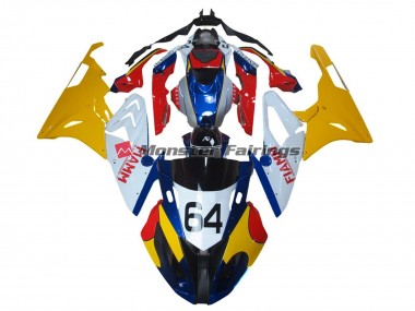 09-14 Alien Blau & Weiß S1000RR Motorrad Verkleidung