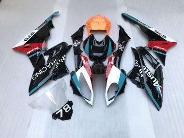 09-14 Alien Blau & Weiß S1000RR Motorrad Verkleidung