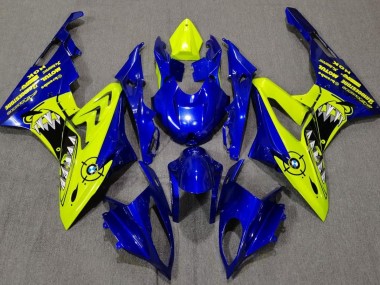 09-14 Alien Blau & Weiß S1000RR Motorrad Verkleidung