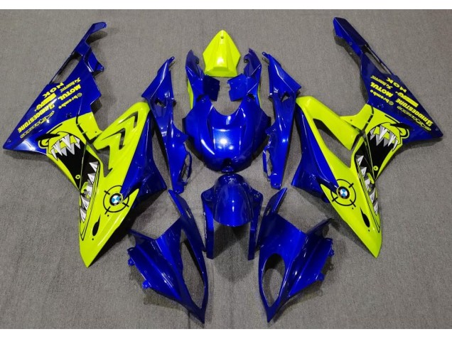 09-14 Alien Blau & Weiß S1000RR Motorrad Verkleidung 09-14 Alien Blau & Weiß S1000RR Motorrad Verkleidung