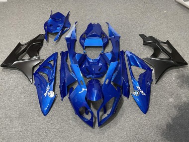 09-14 Alien Blau & Weiß S1000RR Motorrad Verkleidung