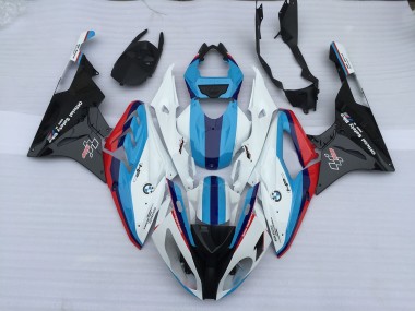 09-14 Alien Blau & Weiß S1000RR Motorrad Verkleidung