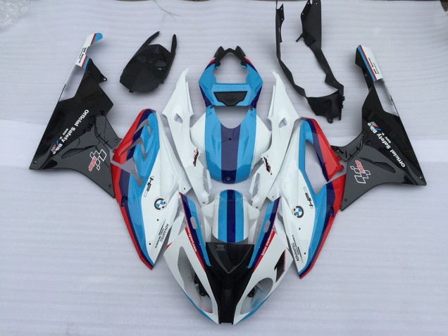 09-14 Alien Blau & Weiß S1000RR Motorrad Verkleidung