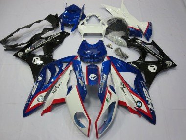 09-14 Alien Blau & Weiß S1000RR Motorrad Verkleidung