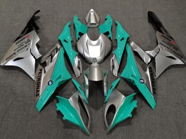 09-14 Alien Blau & Weiß S1000RR Motorrad Verkleidung