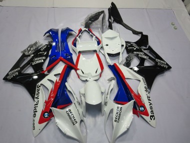 09-14 Alien Blau & Weiß S1000RR Motorrad Verkleidung