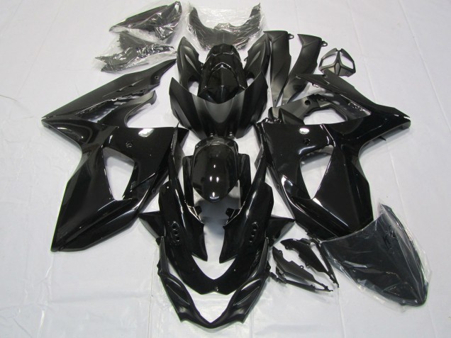 09-16 Schwarz Glänzend GSXR 1000 Motorrad Verkleidung