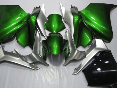 10-13 Dunkelgrün & Silber VFR1200 Motorrad Verkleidung