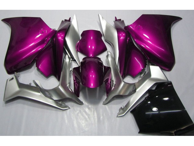 10-13 Dunkelpink & Silber VFR1200 Motorrad Verkleidung 10-13 Dunkelpink & Silber VFR1200 Motorrad Verkleidung