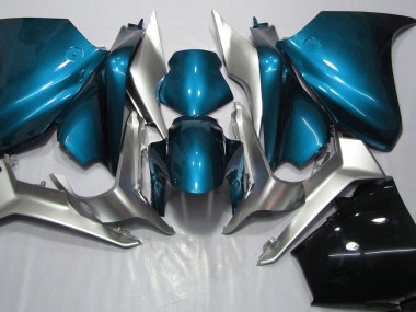 10-13 Hellblau & Silber VFR1200 Motorrad Verkleidung