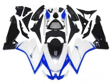 10-15 Glänzend Weiß & Blau RSV4 1000 Motorrad Verkleidung