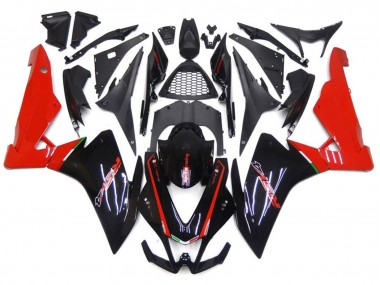 10-15 Rot & Schwarz RSV4 1000 Motorrad Verkleidung