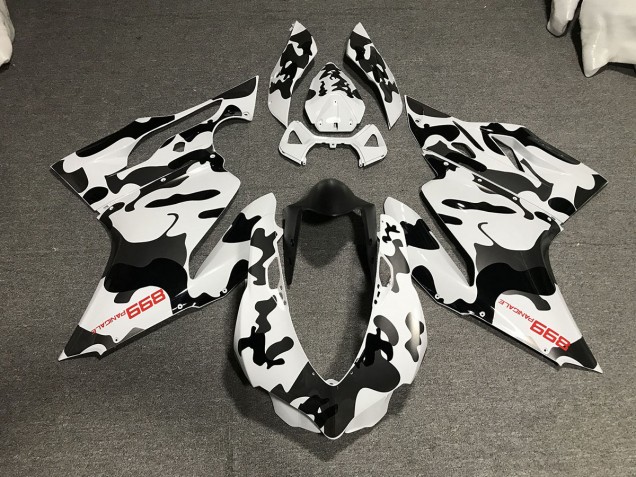 11-14 Winter Tarnung Ducati 1199 Motorrad Verkleidung