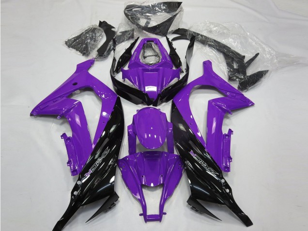 11-15 Glanz Lila & Schwarz ZX10R Motorrad Verkleidung