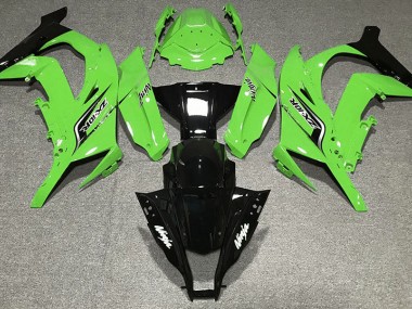 11-15 Glänzend Grün & Logos ZX10R Motorrad Verkleidung