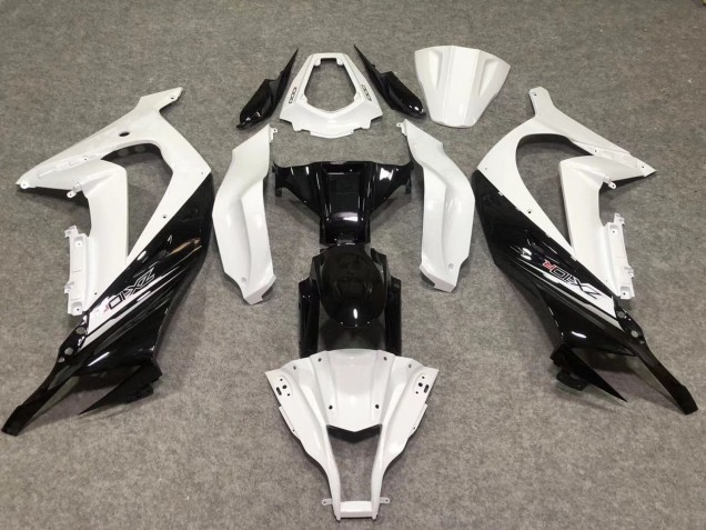 11-15 Glänzend Weiß / Schwarz ZX10R Motorrad Verkleidung 11-15 Glänzend Weiß / Schwarz ZX10R Motorrad Verkleidung