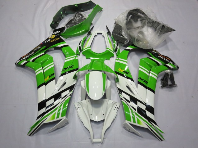 11-15 Grün-Weiß-Schwarz ZX10R Motorrad Verkleidung 11-15 Grün-Weiß-Schwarz ZX10R Motorrad Verkleidung