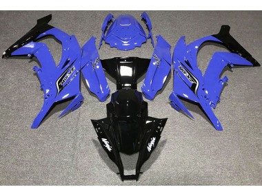 11-15 Logos In Glänzendem Blau ZX10R Motorrad Verkleidung