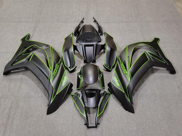 11-15 Matt Schwarzes & Grünes Futter ZX10R Motorrad Verkleidung 11-15 Matt Schwarzes & Grünes Futter ZX10R Motorrad Verkleidung