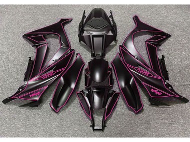 11-15 Matt Schwarzes & Rosa Futter ZX10R Motorrad Verkleidung