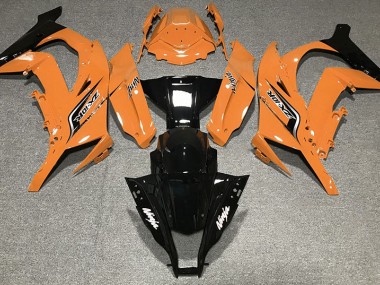 11-15 Orange Glänzend & Logos ZX10R Motorrad Verkleidung