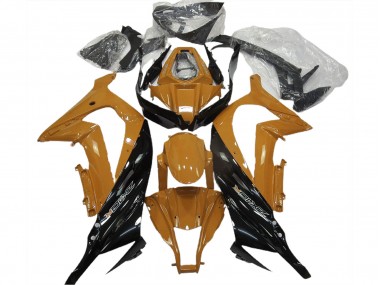 11-15 Orange Glänzend & Schwarz ZX10R Motorrad Verkleidung