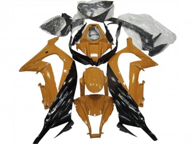 11-15 Orange Glänzend & Schwarz ZX10R Motorrad Verkleidung