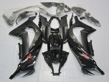 11-15 Schwarz Matt Rot Pin ZX10R Motorrad Verkleidung