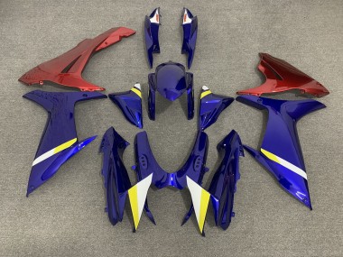 11-24 Blau Mit Roten Unterteilen GSXR 600-750 Motorrad Verkleidung