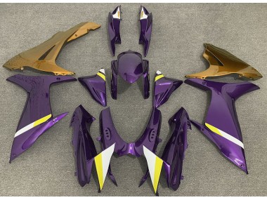 11-24 Glanz Lila & Gold GSXR 600-750 Motorrad Verkleidung