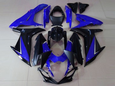 11-24 Glänzend Blau & Schwarz GSXR 600-750 Motorrad Verkleidung