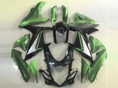 11-24 Glänzend Grün Kanten GSXR 600-750 Motorrad Verkleidung
