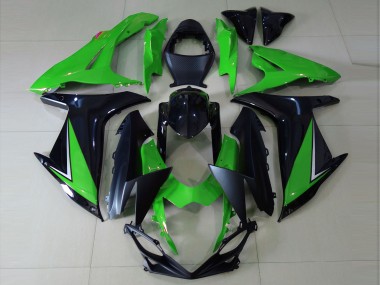 11-24 Glänzend Grün & Schwarz GSXR 600-750 Motorrad Verkleidung