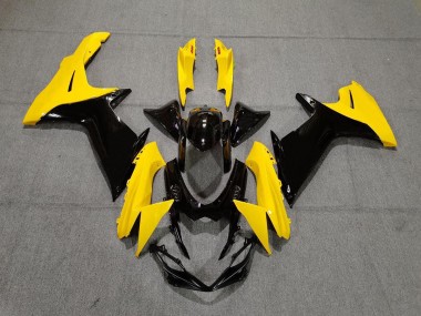 11-24 Glänzendes Gelb & Schwarz GSXR 600-750 Motorrad Verkleidung