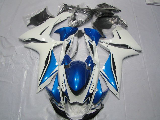 11-24 Hellblau & Weiß GSXR 600-750 Motorrad Verkleidung